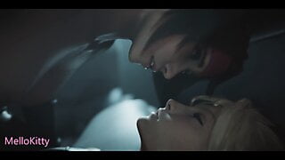 Final Fantasy – Cloud Fucking Jessie after Workout, Cheating on Girlfriend Tifa