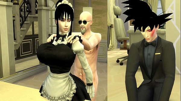 Sirvientas Esclavas Episodio 1 Chichi Milk Hermosa Esposa Contratada por el Jefe de su Marido Goku Acosada Sexualmente Chantajiada Marido Cornudo Netorare Dragon Ball Hentai