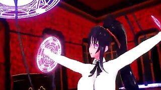 Akeno High School DXD Breast and Ass inflation