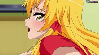 anime girl watch porn and virtual fucked.