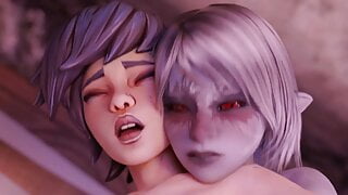 Ava Gets Anally Creampied By Futa Raeza