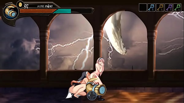 Cute girl hentai having sex with man and a girl in Fangs of the ghous new 2021 hentai sex game