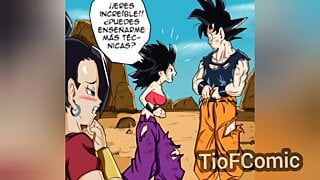 Goku and Caulifla have hardcore sex – animation and dubbing – Dragon Ball super