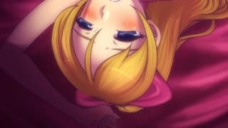 Hentai, blonde ends up with cum on her oppais