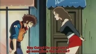 Hentai clip featuring a tough woman