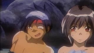 Hentai couple sex scene in the water