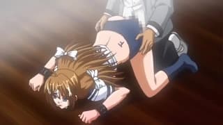 Hentai domination squeezing her big boobs