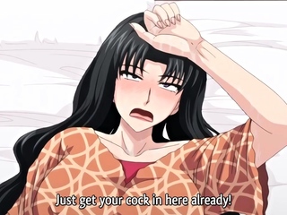 Hentai redhead gives blowjob and having sex