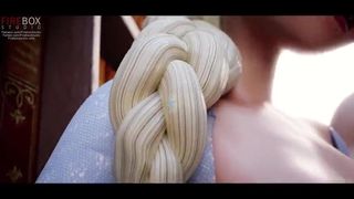 Ice Princess Elsa, Anal in the Library