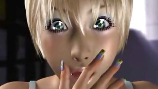 Japanese Cartoon Schoogirl Has Huge Tits!