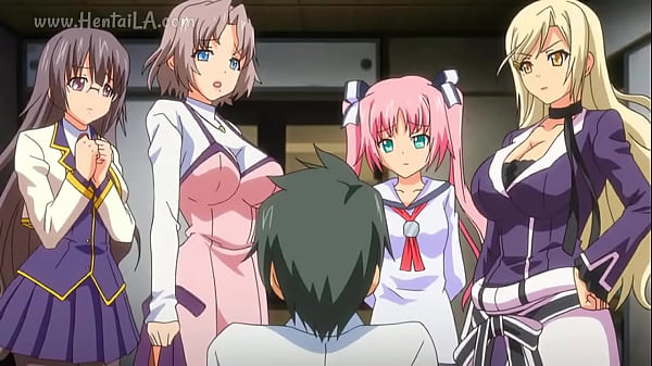 La engaña con 4 chicas  y ella le pide que entonces hagan una orgia – Hentai Sex Friend