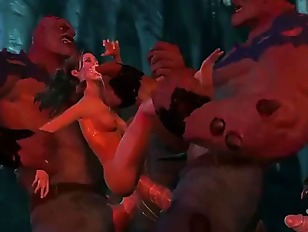 Lara Croft  – Tomb Raider – full 3d Anime uncensored bang-a-thon