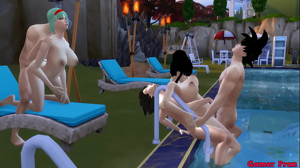 Epi 4 Orgy in the Pool Bulma and Chichi