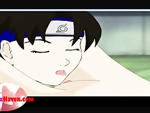 Naruto has anal sex with a blonde