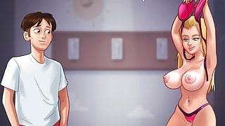 Summertime Saga – Beach group sex and sex at school