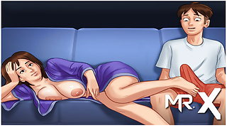 SummertimeSaga – Mature Mom Watches an Erotic E1 # 48