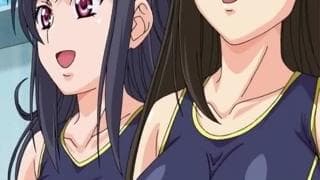 Two hentai students have sex together