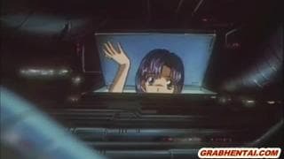 Young hentai gets drilled by monster