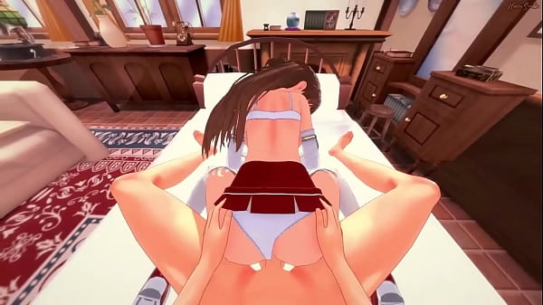 POV fucking Yuuki Asuna, cumming in her mouth and pussy – Sword Art Online Hentai.